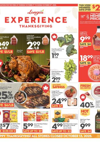 Longos offer thumb