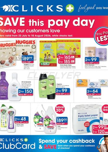 Clicks offer thumb