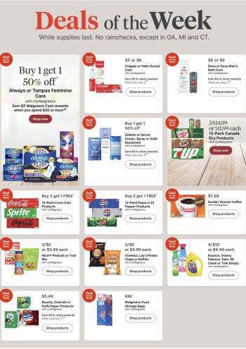 Walgreens offer thumb